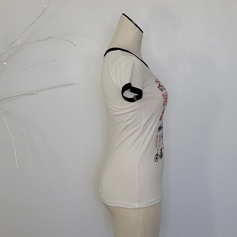 J. Crew Graphic NYC T-Shirt SZ XS - Picture 3 of 11